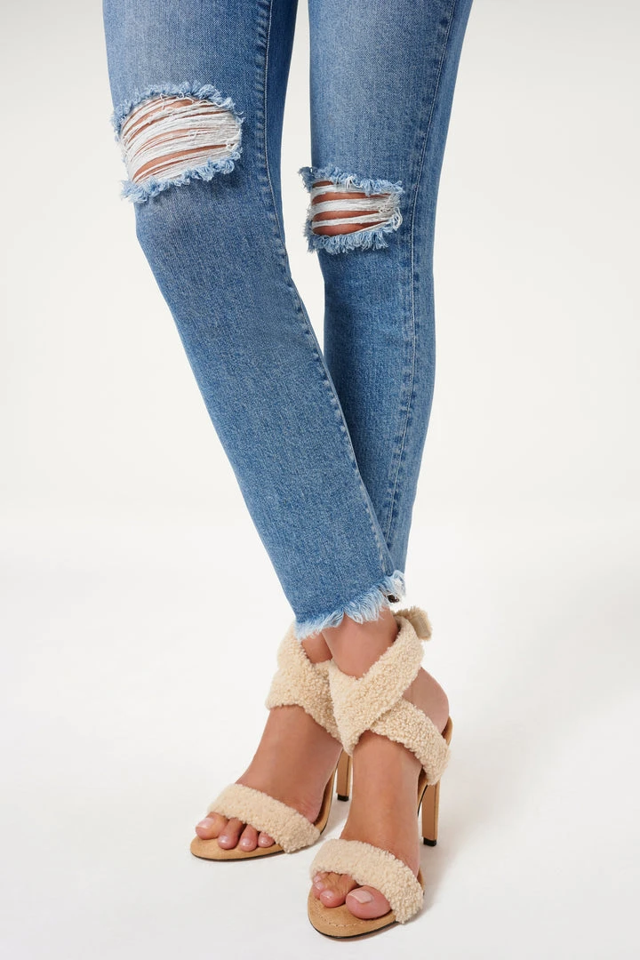 Cheap ⌛ GA-SALE High Waisted GOOD CLASSIC FRAY HEM | INDIGO092 ⌛ 7 GA-SALE High Waisted GOOD CLASSIC FRAY HEM | INDIGO092