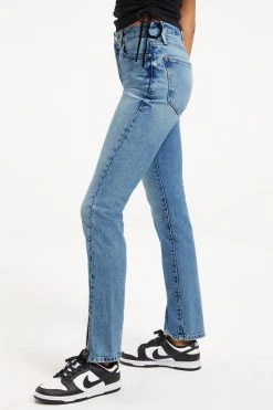 GOOD AMERICAN GOOD CLASSIC TWISTED SLIT | INDIGO093