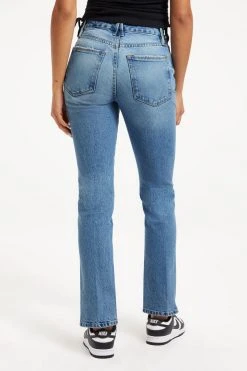 GOOD AMERICAN GOOD CLASSIC TWISTED SLIT | INDIGO093