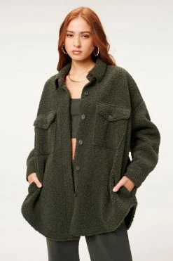 GOOD AMERICAN SHERPA SHACKET | INK001