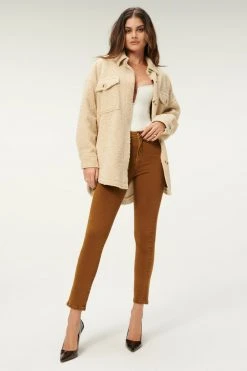 Flash Sale ❤️ GOOD AMERICAN SHERPA SHACKET | TUSK001 🥰 19 GOOD AMERICAN SHERPA SHACKET | TUSK001