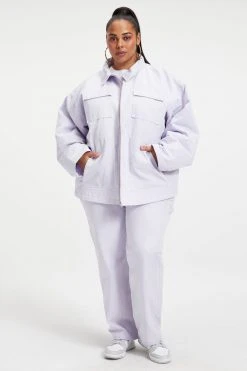 GA-SALE Tops CHORE JACKET | LILAC MIST001
