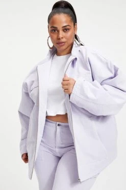 GA-SALE Tops CHORE JACKET | LILAC MIST001