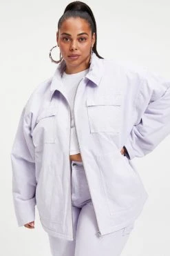 GA-SALE Tops CHORE JACKET | LILAC MIST001