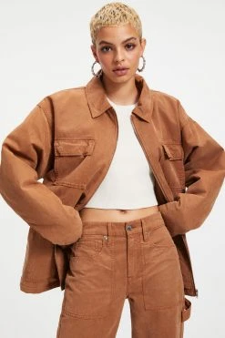 GA-SALE CHORE JACKET | RUST001