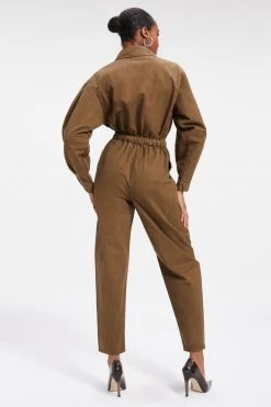 GA-SALE CINCHED JUMPSUIT | FOG001