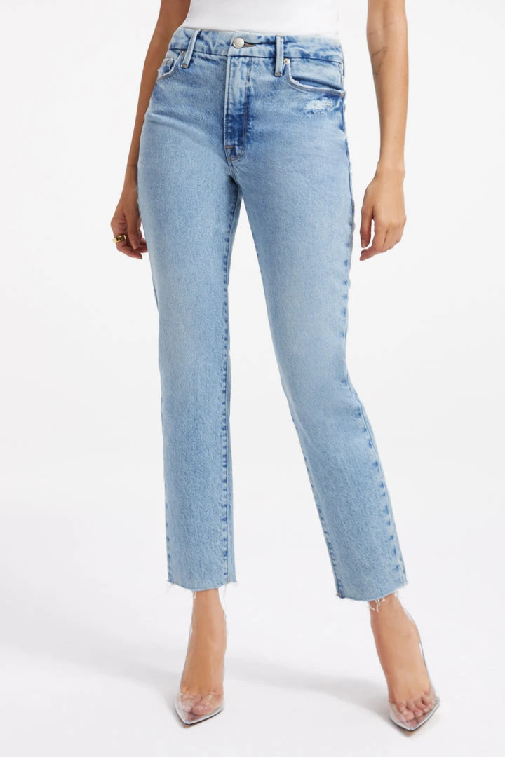 Best reviews of 👏 GOOD AMERICAN GOOD CLASSIC RAW HEM | INDIGO122 High Waisted ✨ 6 GOOD AMERICAN GOOD CLASSIC RAW HEM | INDIGO122 High Waisted