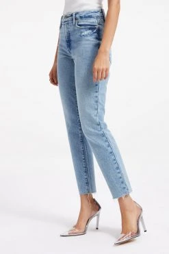 Best reviews of 👏 GOOD AMERICAN GOOD CLASSIC RAW HEM | INDIGO122 High Waisted ✨ 25 GOOD AMERICAN GOOD CLASSIC RAW HEM | INDIGO122 High Waisted