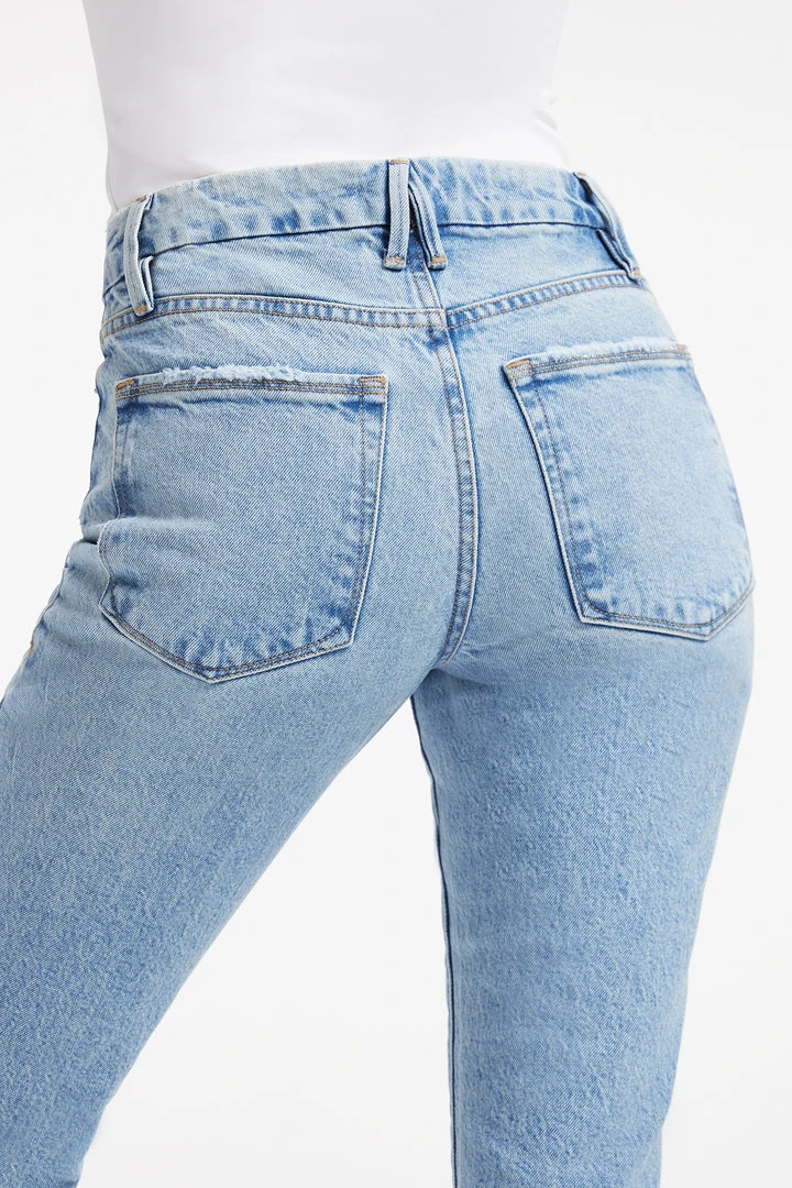 Best reviews of 👏 GOOD AMERICAN GOOD CLASSIC RAW HEM | INDIGO122 High Waisted ✨ 10 GOOD AMERICAN GOOD CLASSIC RAW HEM | INDIGO122 High Waisted