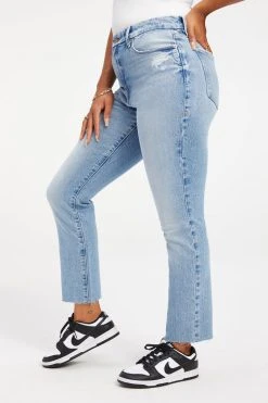 Best reviews of 👏 GOOD AMERICAN GOOD CLASSIC RAW HEM | INDIGO122 High Waisted ✨ 21 GOOD AMERICAN GOOD CLASSIC RAW HEM | INDIGO122 High Waisted