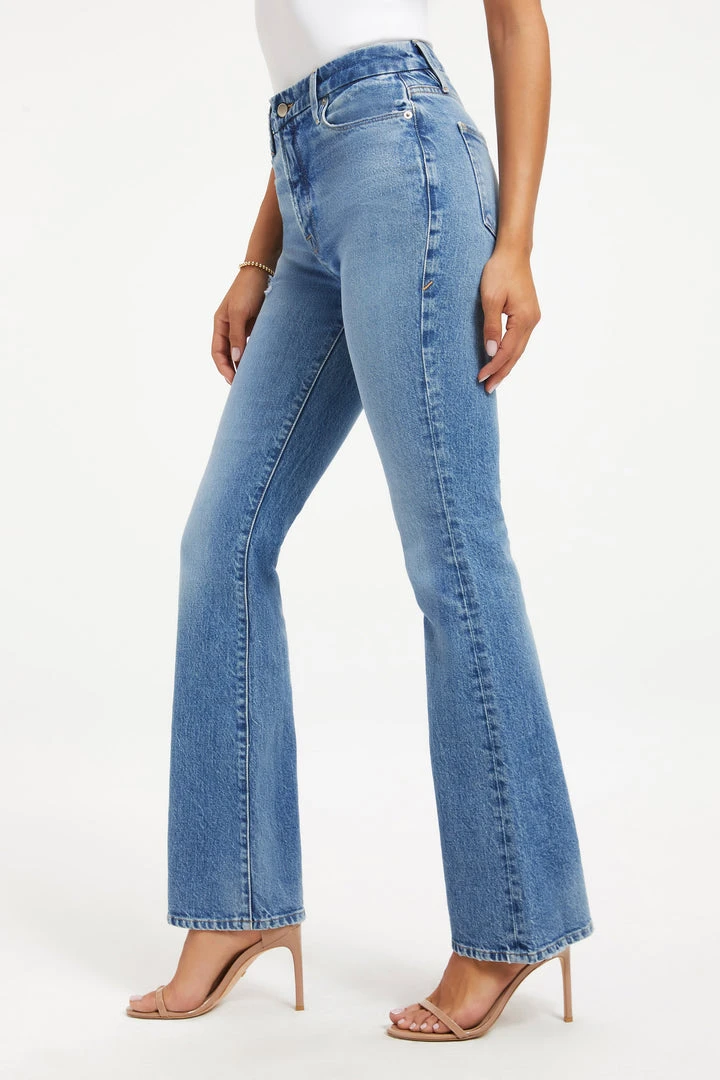 Hot Sale 🥰 GOOD AMERICAN High Waisted GOOD CLASSIC BOOT | INDIGO130 ⌛ 8 GOOD AMERICAN High Waisted GOOD CLASSIC BOOT | INDIGO130