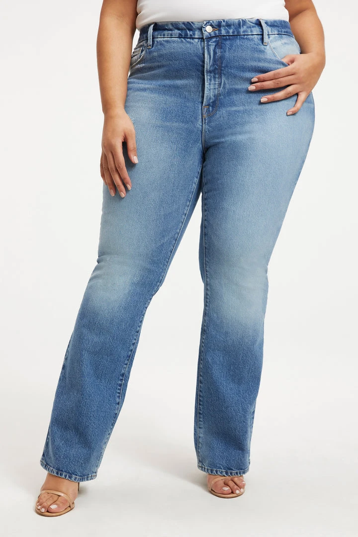 Hot Sale 🥰 GOOD AMERICAN High Waisted GOOD CLASSIC BOOT | INDIGO130 ⌛ 2 GOOD AMERICAN High Waisted GOOD CLASSIC BOOT | INDIGO130