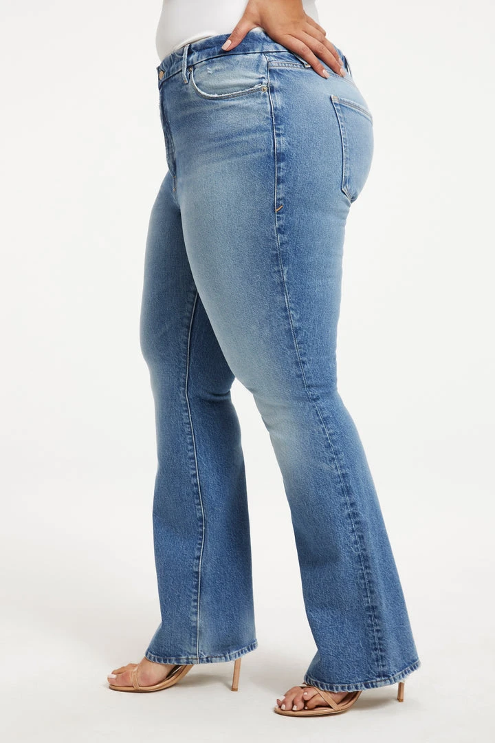 Hot Sale 🥰 GOOD AMERICAN High Waisted GOOD CLASSIC BOOT | INDIGO130 ⌛ 3 GOOD AMERICAN High Waisted GOOD CLASSIC BOOT | INDIGO130