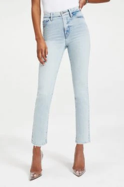 GOOD AMERICAN GOOD CLASSIC NATURAL FRAY HEM | INDIGO038