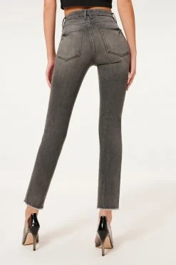 GA-SALE High Waisted GOOD CLASSIC RAW HEM | BLACK170