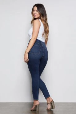 GA-SALE High Waisted GOOD CURVE SKINNY | BLUE353