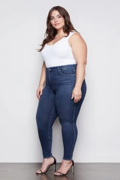 GA-SALE High Waisted GOOD CURVE SKINNY | BLUE353