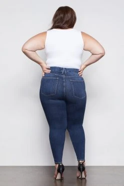 GA-SALE High Waisted GOOD CURVE SKINNY | BLUE353