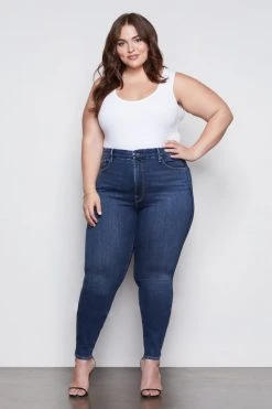 GA-SALE High Waisted GOOD CURVE SKINNY | BLUE353