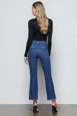 GA-SALE High Waisted GOOD CURVE STRAIGHT | BLUE444