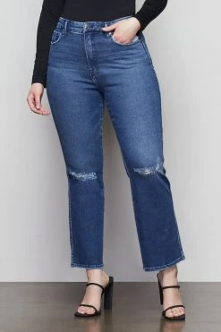 GA-SALE High Waisted GOOD CURVE STRAIGHT | BLUE444