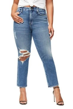 GOOD AMERICAN GOOD CURVE | BLUE312 High Waisted