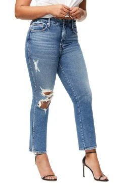 GOOD AMERICAN GOOD CURVE | BLUE312 High Waisted