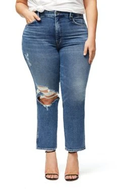 GOOD AMERICAN GOOD CURVE | BLUE312 High Waisted