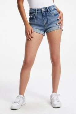 GOOD AMERICAN GOOD CURVE SHORT | INDIGO107 High Waisted