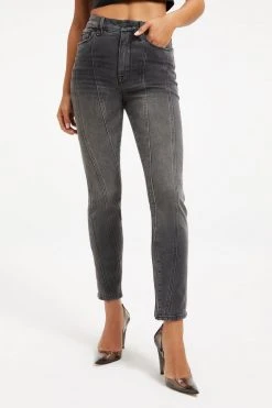 GA-SALE High Waisted SEAMED GOOD CLASSIC | BLACK115