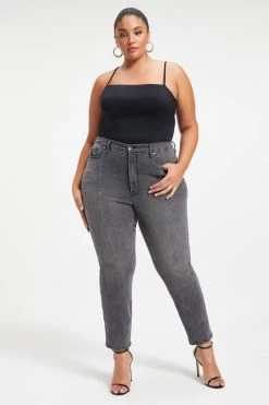 GA-SALE High Waisted SEAMED GOOD CLASSIC | BLACK115