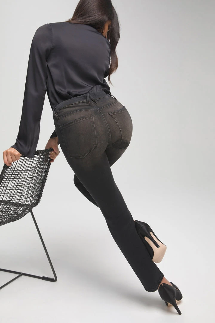 Buy ❤️ GOOD AMERICAN High Waisted GOOD CLASSIC | BLACK120 🤩 5 GOOD AMERICAN High Waisted GOOD CLASSIC | BLACK120