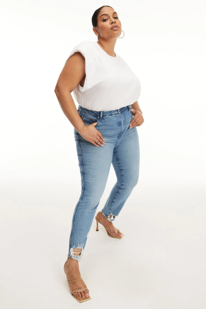 Promo ๐ GOOD AMERICAN GOOD CURVE SKINNY CROP | BLUE692 High Waisted โ๏ธ 6 GOOD AMERICAN GOOD CURVE SKINNY CROP | BLUE692 High Waisted