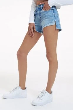 Brand new 😀 GOOD AMERICAN GOOD CURVE SHORT | INDIGO105 ⌛ 19 GOOD AMERICAN GOOD CURVE SHORT | INDIGO105