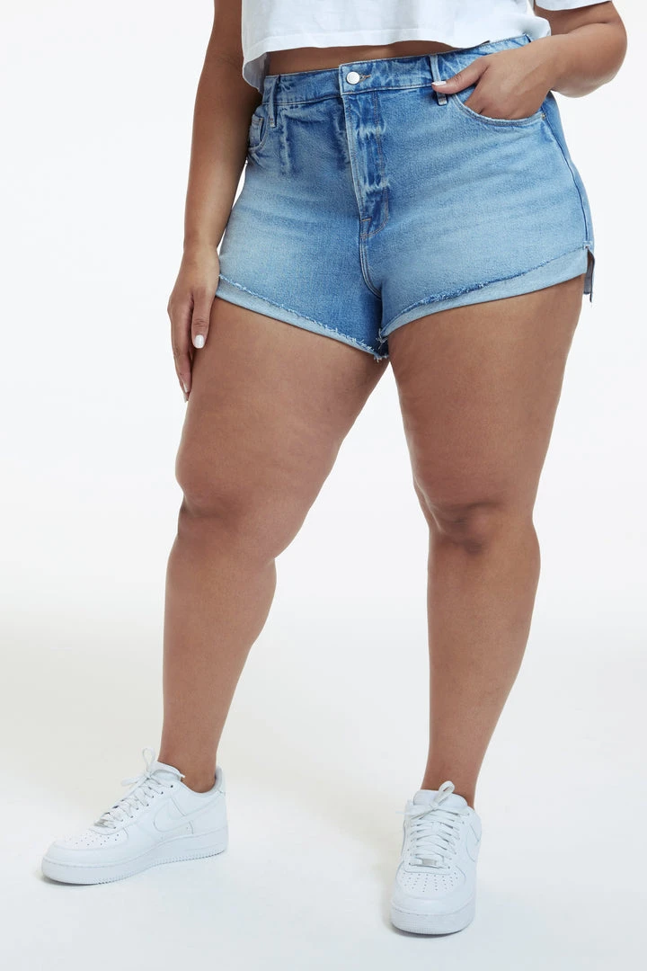 Brand new 😀 GOOD AMERICAN GOOD CURVE SHORT | INDIGO105 ⌛ 2 GOOD AMERICAN GOOD CURVE SHORT | INDIGO105