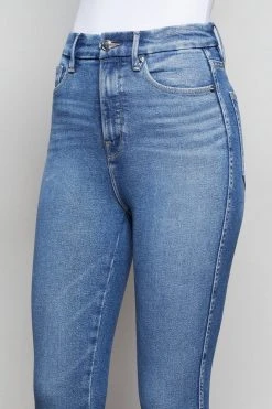 Hot Sale ✔️ GOOD AMERICAN GOOD CURVE SKINNY CROP | BLUE442 High Waisted ⭐ 21 GOOD AMERICAN GOOD CURVE SKINNY CROP | BLUE442 High Waisted