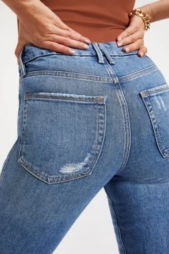 GA-SALE GOOD CURVE SKINNY CROP | INDIGO088