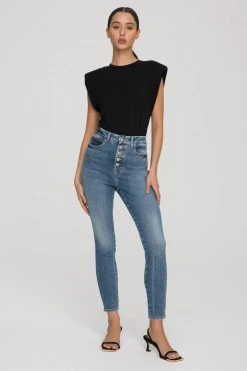 GOOD AMERICAN GOOD CURVE SKINNY | BLUE658 High Waisted