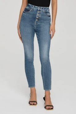 GOOD AMERICAN GOOD CURVE SKINNY | BLUE658 High Waisted