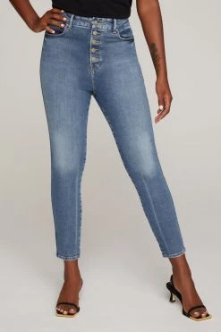 GOOD AMERICAN GOOD CURVE SKINNY | BLUE658 High Waisted