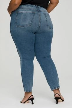 GOOD AMERICAN GOOD CURVE SKINNY | BLUE658 High Waisted