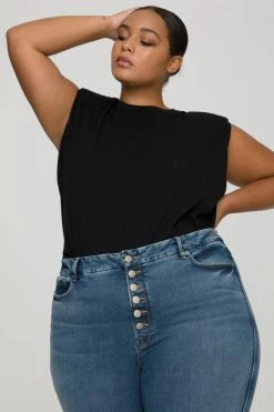 GOOD AMERICAN GOOD CURVE SKINNY | BLUE658 High Waisted