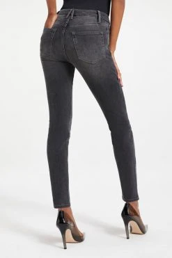 GA-SALE High Waisted GOOD CURVE SKINNY CROSSOVER | BLACK264
