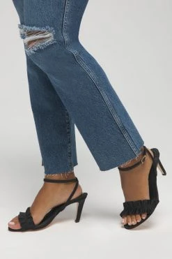 GOOD AMERICAN GOOD CURVE STRAIGHT | BLUE527 High Waisted