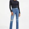 GOOD AMERICAN GOOD CURVE STRAIGHT | BLUE527 High Waisted