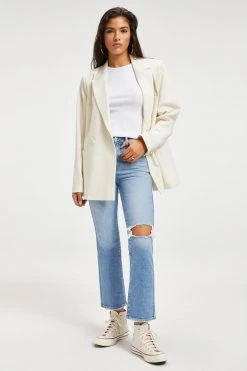 GOOD AMERICAN GOOD CURVE STRAIGHT | INDIGO124 High Waisted