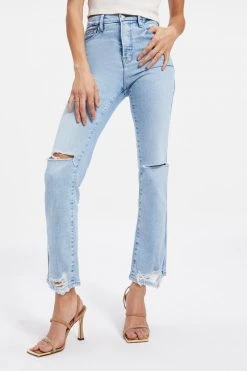 GOOD AMERICAN High Waisted GOOD CURVE STRAIGHT | INDIGO035