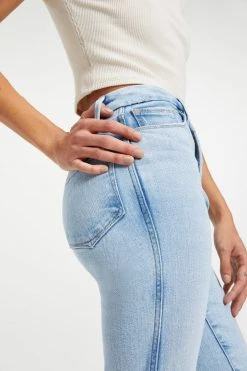 GOOD AMERICAN High Waisted GOOD CURVE STRAIGHT | INDIGO035