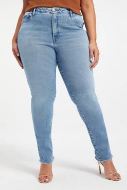 Top 10 🤩 GOOD AMERICAN GOOD CLASSIC 32" INSEAM | INDIGO037 ⌛ 17 GOOD AMERICAN GOOD CLASSIC 32