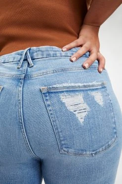 Top 10 🤩 GOOD AMERICAN GOOD CLASSIC 32" INSEAM | INDIGO037 ⌛ 16 GOOD AMERICAN GOOD CLASSIC 32